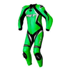 RST TracTech Evo 4 Leather Suit Neon Green