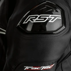 RST TracTech Evo 4 Leather Jacket Black CE Approved -Trail Blazers Gear 102357 rst tractech evo 4 leather jacket black detail shoulder 1 1