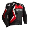 RST TracTech Evo 4 Leather Jacket Red CE Approved -Trail Blazers Gear 102357 rst tractech evo 4 leather jacket black red front 9 4