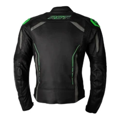 RST S1 Leather Jacket - RED -Trail Blazers Gear 102977 rst s1 leather jacket neon green back 1 1 1 1