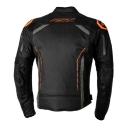 RST S1 Leather Jacket - RED -Trail Blazers Gear 102977 rst s1 leather jacket orange back 1 1 1 1