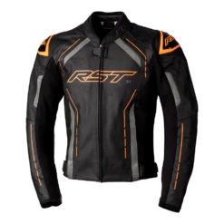 RST S1 Leather Jacket - RED -Trail Blazers Gear 102977 rst s1 leather jacket orange front 7 1 1 1