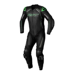 RST S1 Leather Suit - BLUE -Trail Blazers Gear 102987 rst s1 leather suit neon green front 8 1 1 1