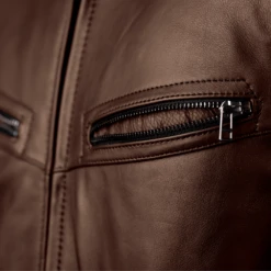 RST Roadster 3 Leather Jacket Black 16 RST Roadster 3 Leather Jacket Black -Trail Blazers Gear 102988 rst roadster 3 leather jacket brown detail chest 1