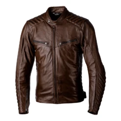 RST Roadster 3 Leather Jacket Black 12 RST Roadster 3 Leather Jacket Black -Trail Blazers Gear 102988 rst roadster 3 leather jacket brown front 1