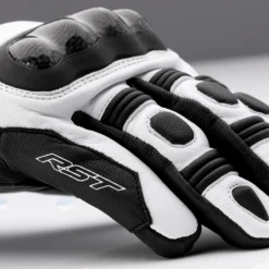 RST Sport Mid Waterproof Glove -Trail Blazers Gear 103046 rst sport mid waterproof glove white black detail fingers