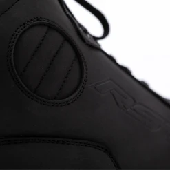 RST HiTop Waterproof Moto Sneaker -Trail Blazers Gear 103122 rst hitop waterproof moto sneaker black detail ankle