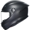 AGV K6-S Solid Matt Black 1 AGV K6-S Solid Matt Black -Trail Blazers Gear 300730 blk 1