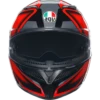 AGV K3 Compound Black / Red ECE 22.06 1 AGV K3 Compound Black / Red ECE 22.06 -Trail Blazers Gear 300743 blk 1 2