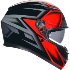 AGV K3 Compound Black / Red ECE 22.06 -Trail Blazers Gear 300743 blk 2 2