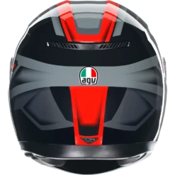 AGV K3 Compound Black / Red ECE 22.06 -Trail Blazers Gear 300743 blk 4 2