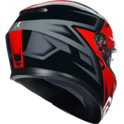 AGV K3 Compound Black / Red ECE 22.06 -Trail Blazers Gear 300743 blk 5 2