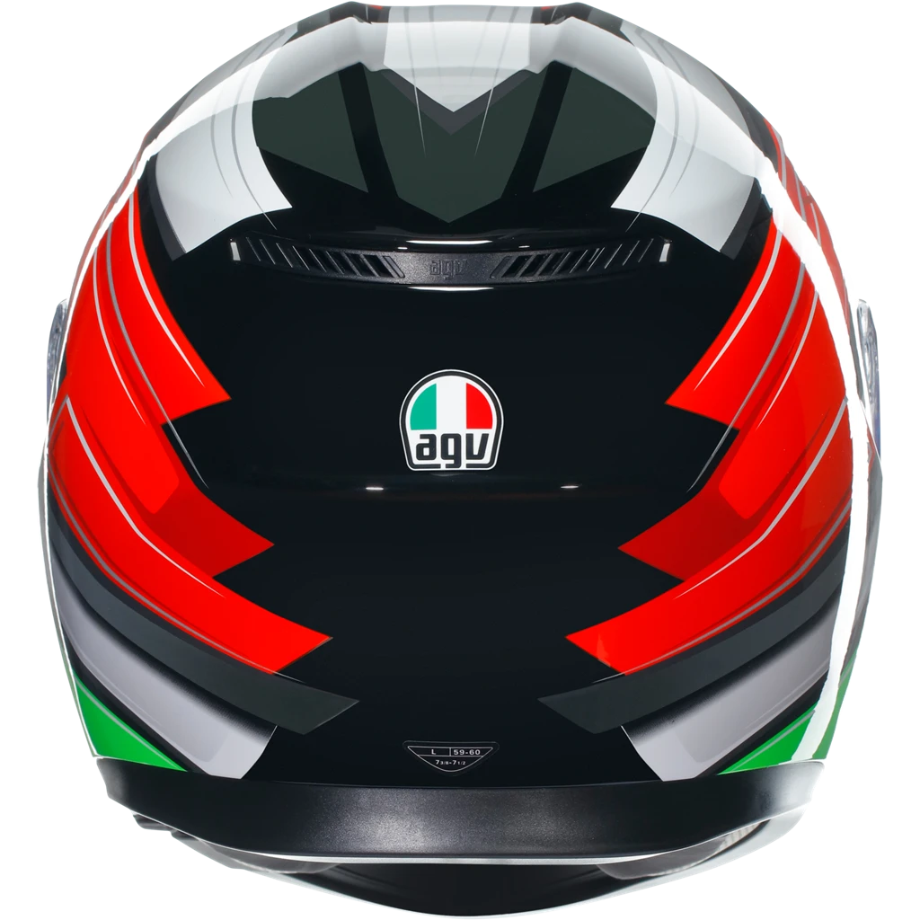AGV K3 Wing Black / Italy ECE 22.06 8 AGV K3 Wing Black / Italy ECE 22.06 - Image 6