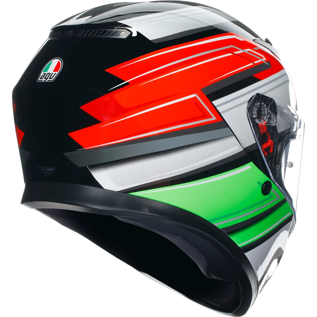 AGV K3 Wing Black / Italy ECE 22.06 9 AGV K3 Wing Black / Italy ECE 22.06 - Image 7