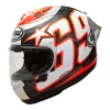 Arai RX-7V EVO Hayden Reset - FREE DARK VISOR INCLUDED 1 Arai RX-7V EVO Hayden Reset - FREE DARK VISOR INCLUDED -Trail Blazers Gear 400642 arai rx 7v evo hayden reset front