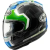 Arai RX-7V EVO JR 65 Green - FREE DARK VISOR INCLUDED -Trail Blazers Gear 400692 grn 1