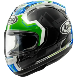Arai RX-7V EVO JR 65 Green - FREE DARK VISOR INCLUDED