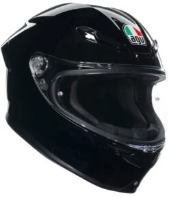 AGV K6-S Solid Gloss Black