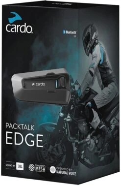 Cardo Packtalk Edge Bluetooth Intercom - Single