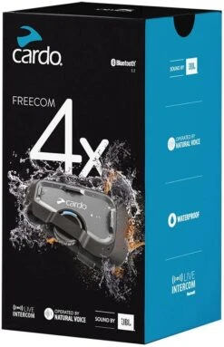 Cardo Freecom 4x Bluetooth Intercom - Single